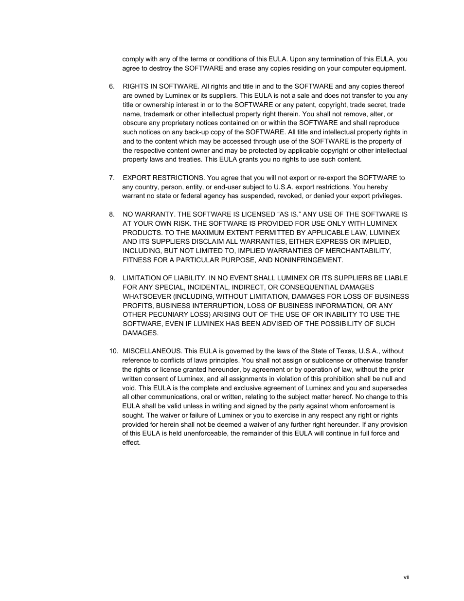 Luminex No Top Plate (NTP) Swivel Base Installation and User Manual User Manual | Page 7 / 18