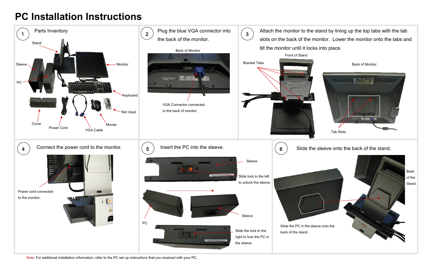 Luminex PC Installation Instructions User Manual | 2 pages