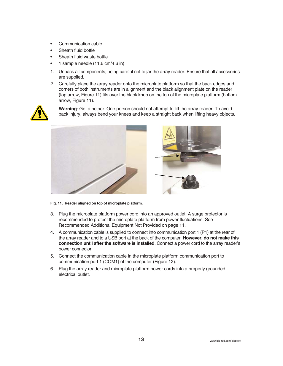 Luminex BioPlex XYP, LX200 User Manual (supplied by BioRad) User Manual | Page 19 / 51