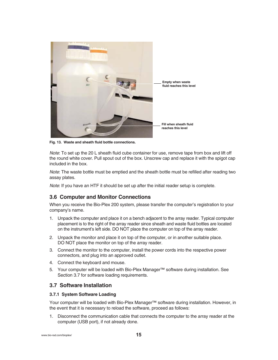 Luminex BioPlex XYP, LX200 User Manual (supplied by BioRad) User Manual | Page 21 / 51
