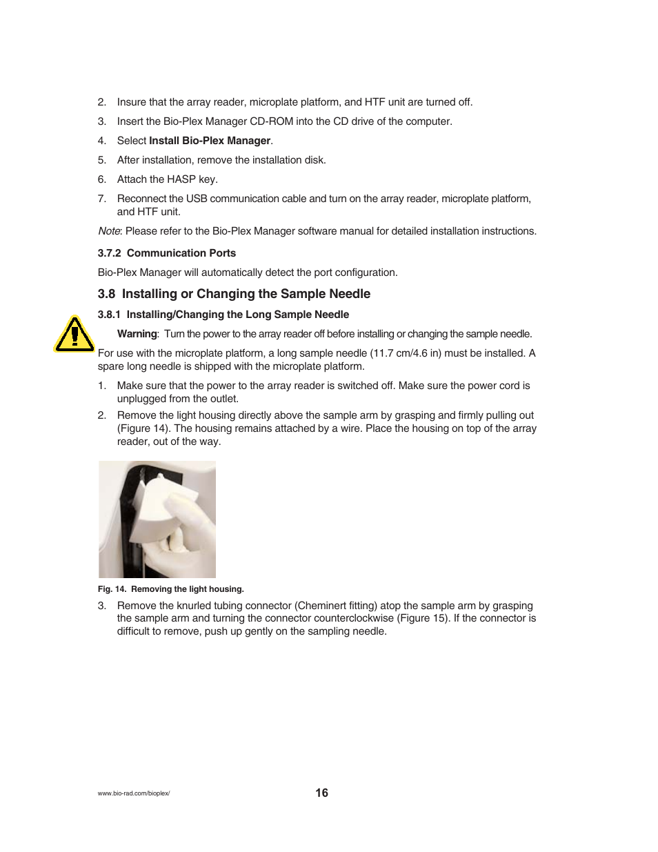Luminex BioPlex XYP, LX200 User Manual (supplied by BioRad) User Manual | Page 22 / 51