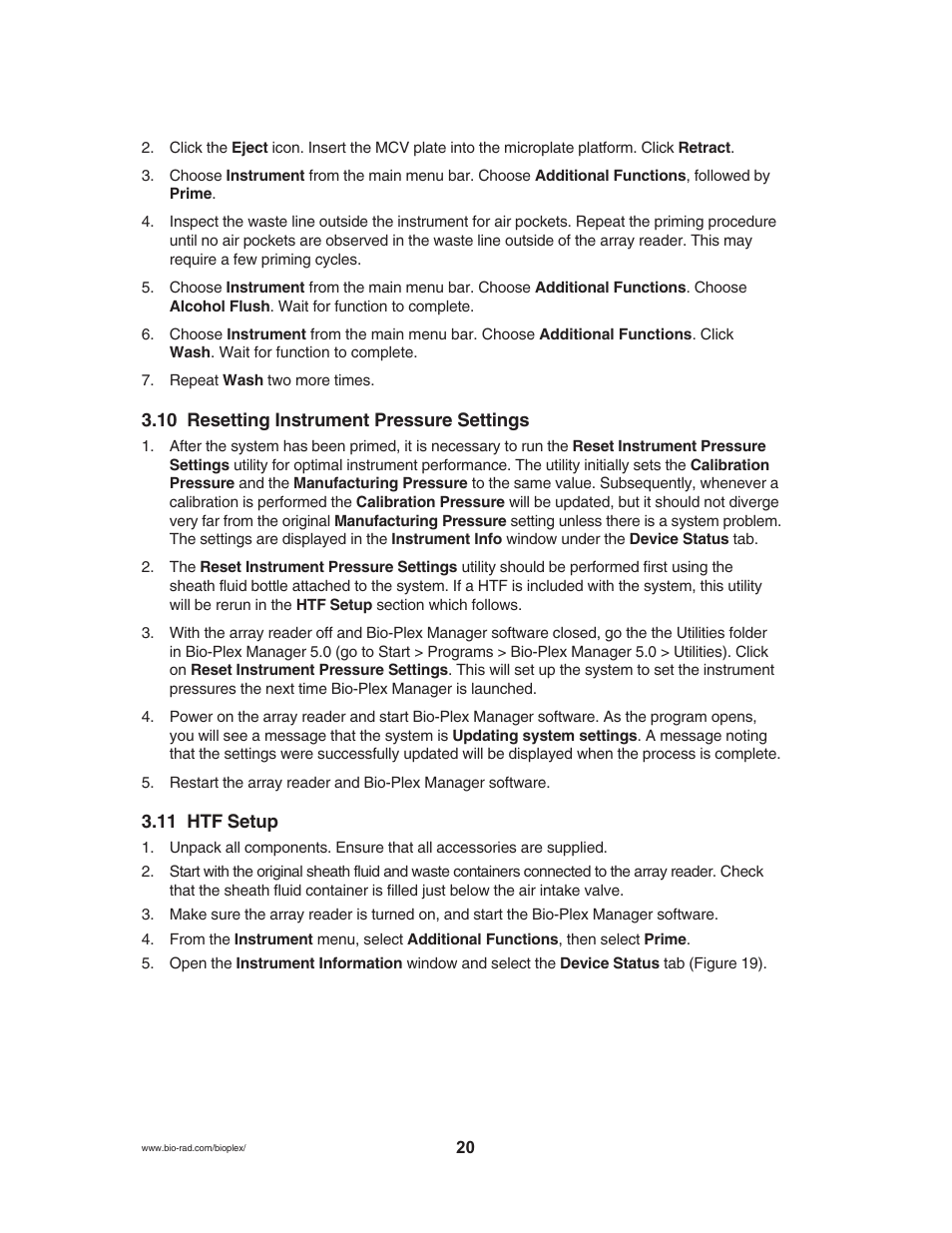 Luminex BioPlex XYP, LX200 User Manual (supplied by BioRad) User Manual | Page 26 / 51