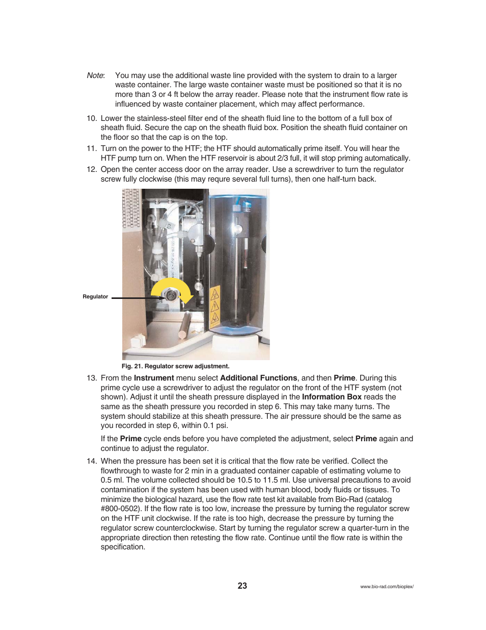 Luminex BioPlex XYP, LX200 User Manual (supplied by BioRad) User Manual | Page 29 / 51