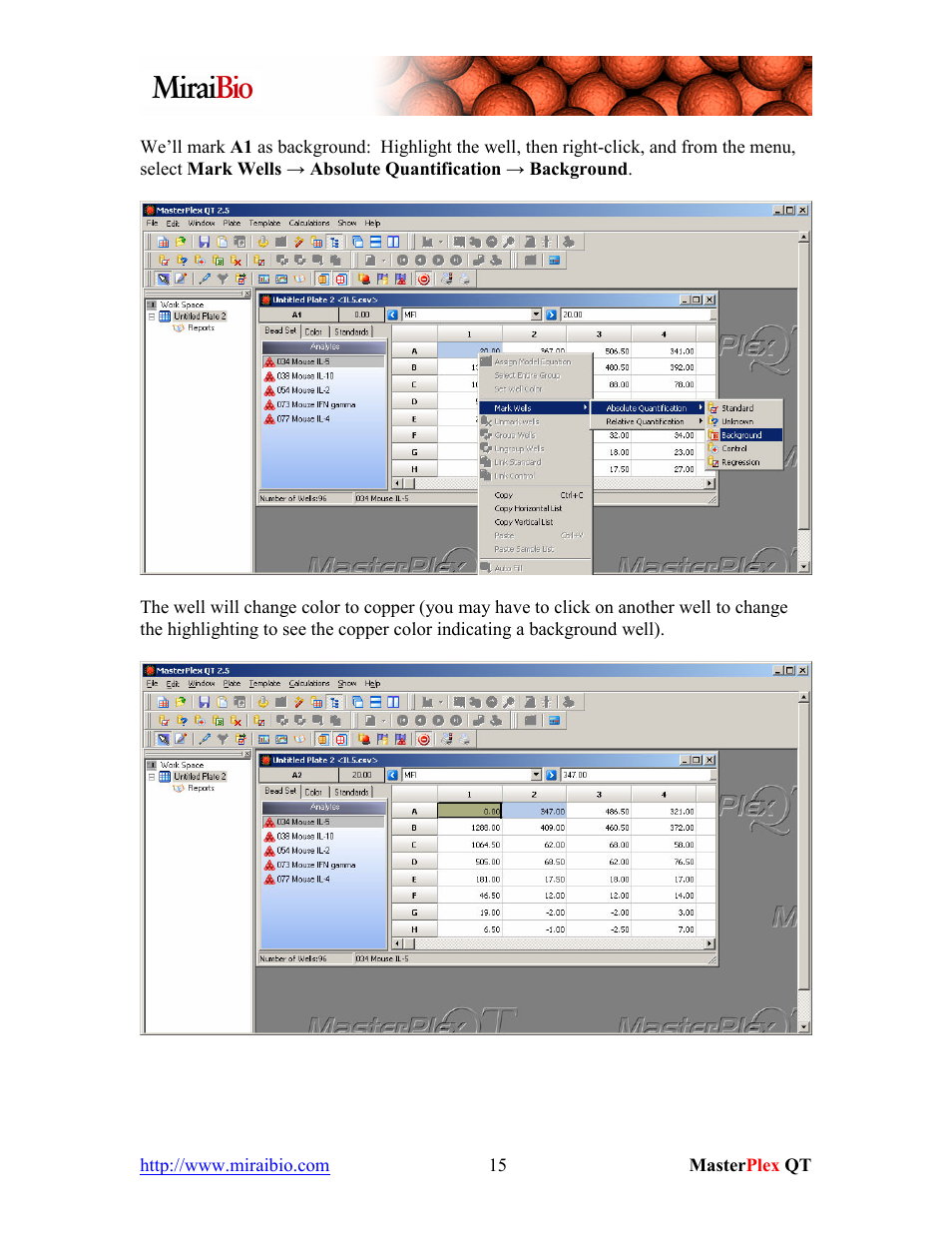 Luminex MasterPlex QT Tutorial Manual User Manual | Page 15 / 51