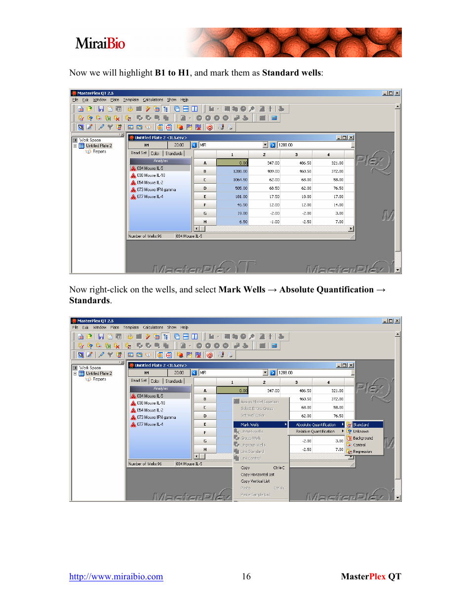 Luminex MasterPlex QT Tutorial Manual User Manual | Page 16 / 51
