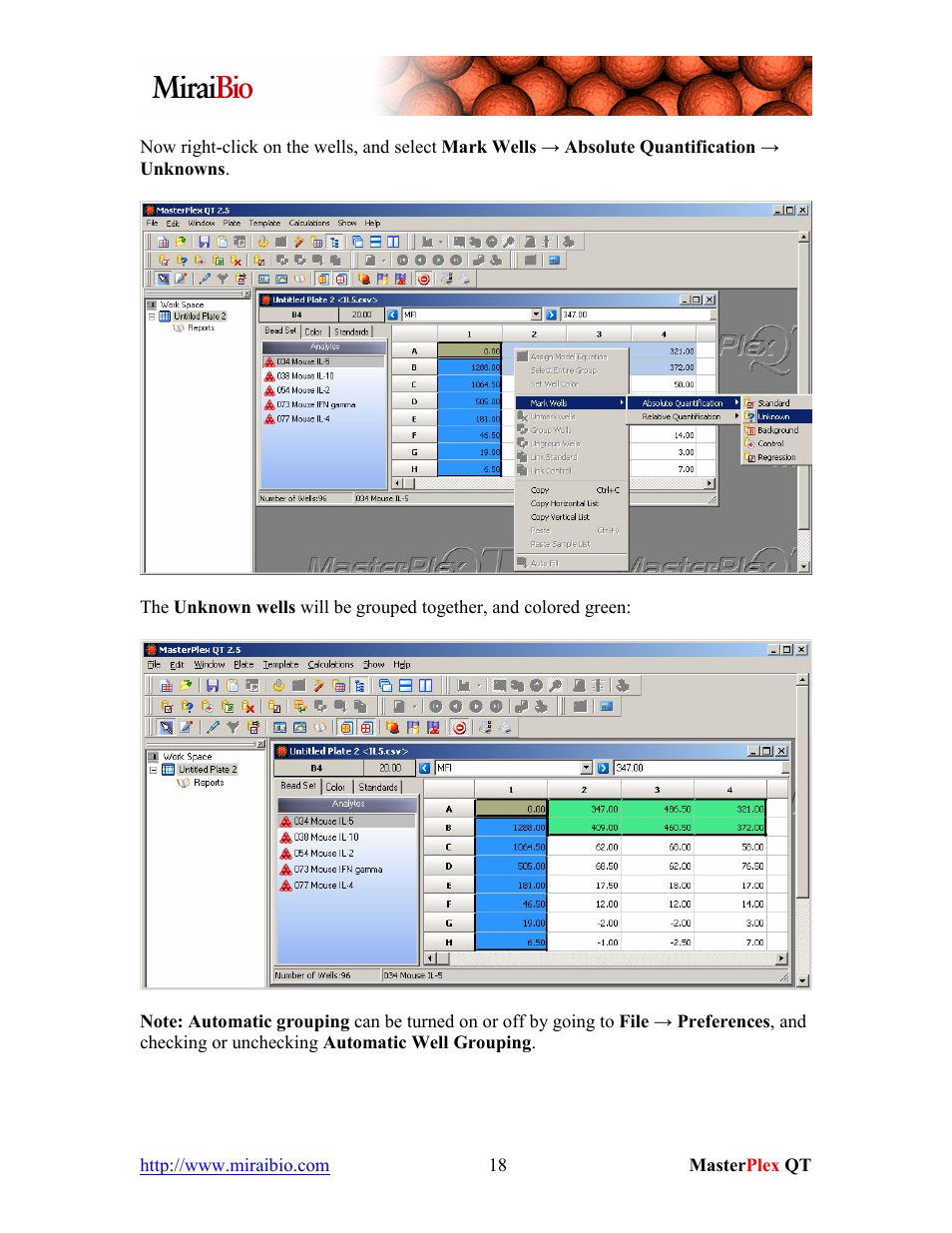 Luminex MasterPlex QT Tutorial Manual User Manual | Page 18 / 51
