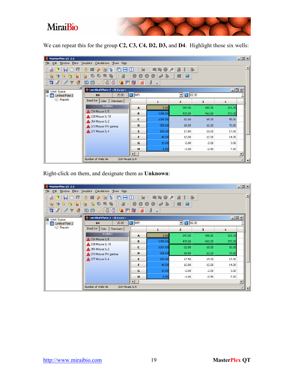 Luminex MasterPlex QT Tutorial Manual User Manual | Page 19 / 51