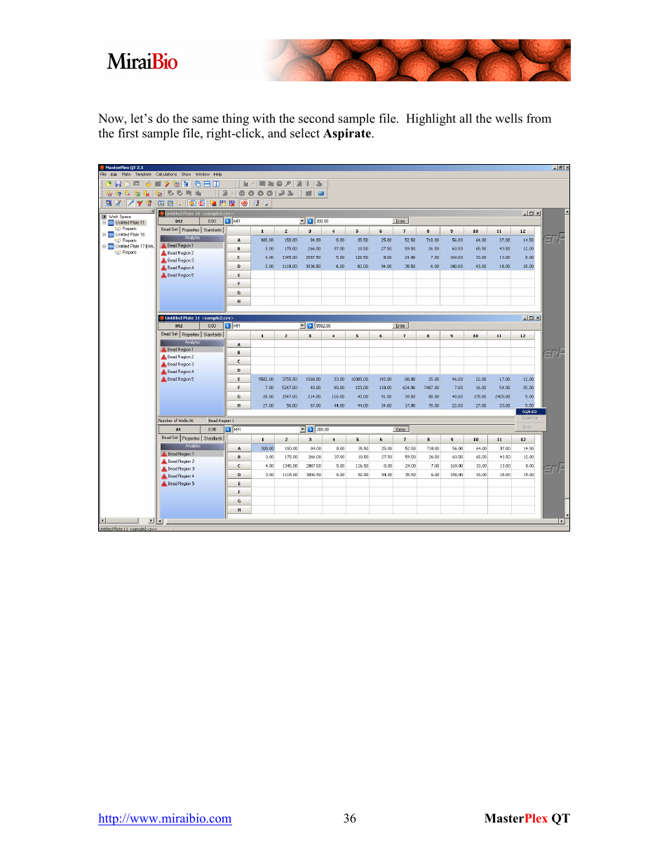 Luminex MasterPlex QT Tutorial Manual User Manual | Page 36 / 51