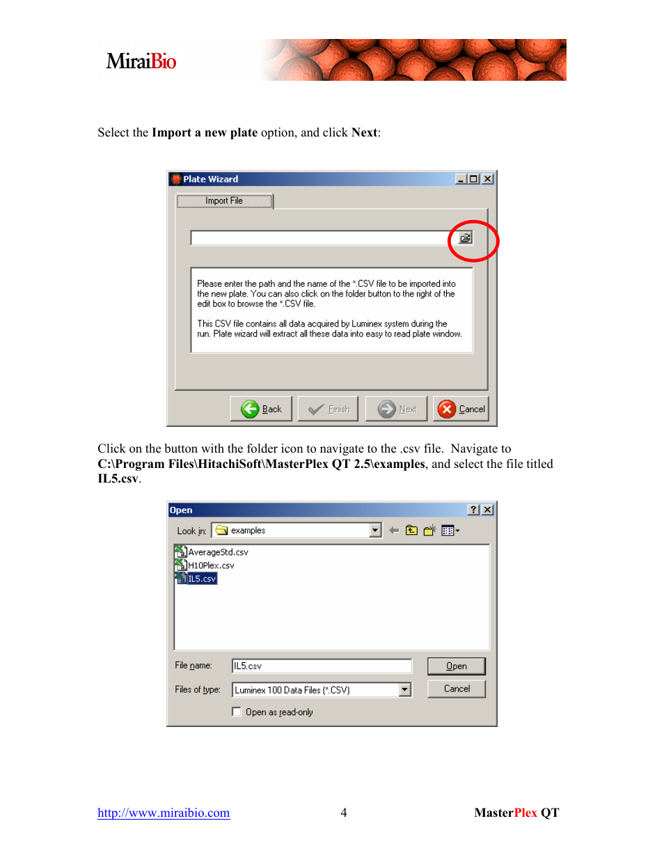 Luminex MasterPlex QT Tutorial Manual User Manual | Page 4 / 51