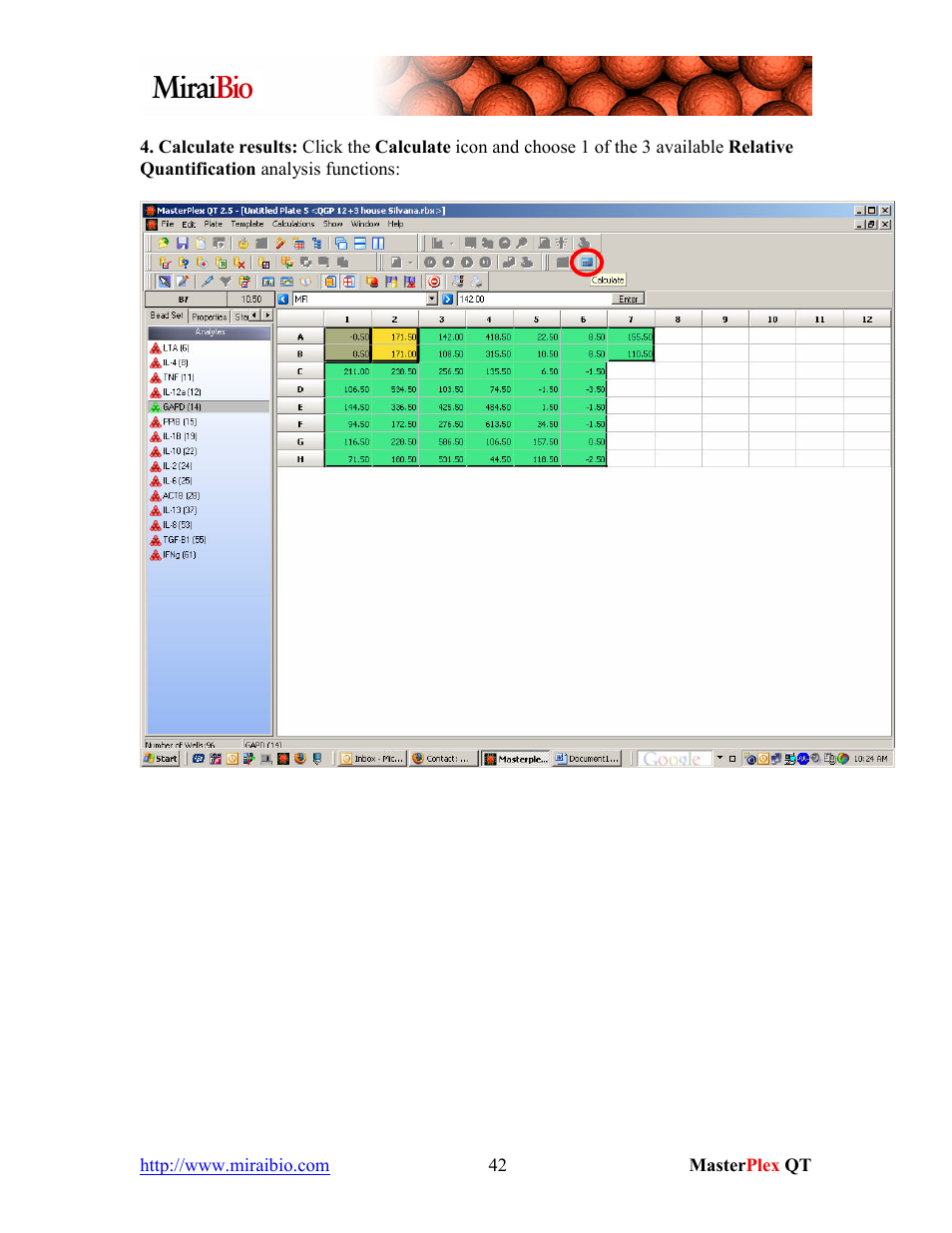 Luminex MasterPlex QT Tutorial Manual User Manual | Page 42 / 51