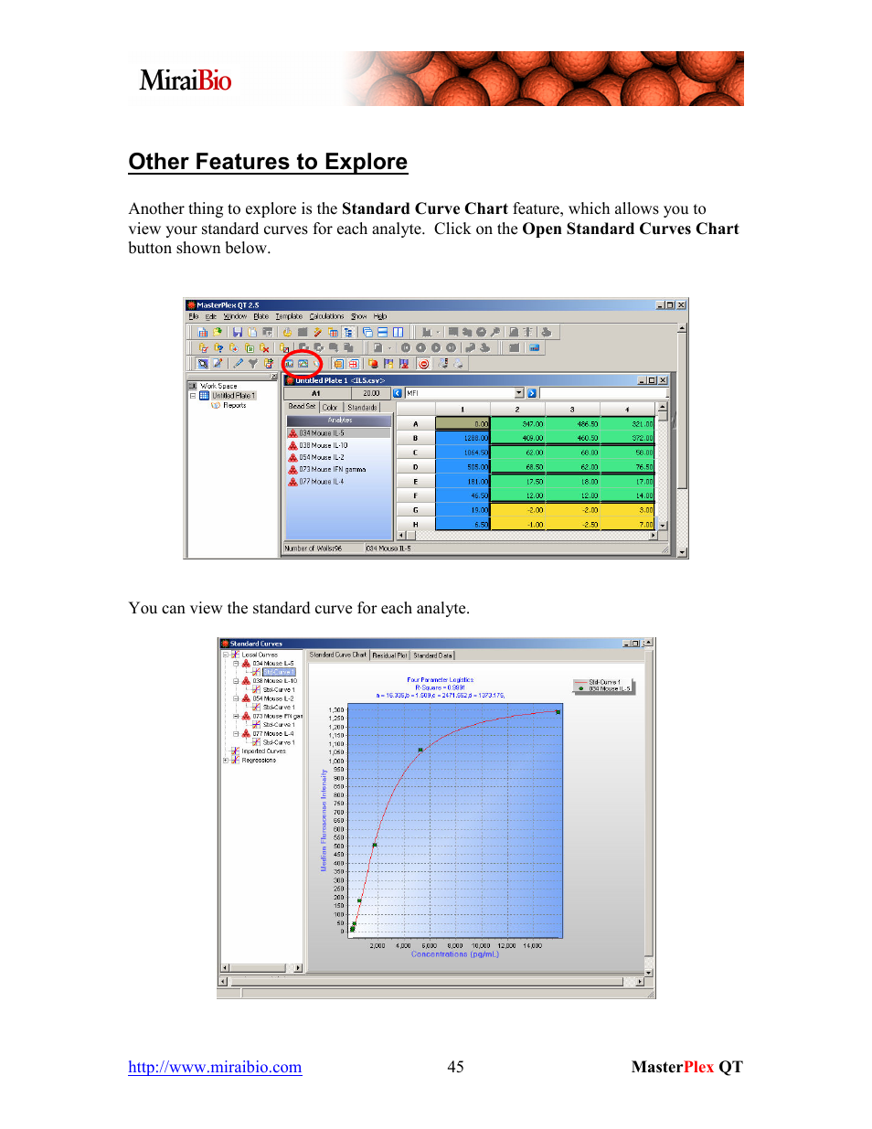 Other features to explore | Luminex MasterPlex QT Tutorial Manual User Manual | Page 45 / 51
