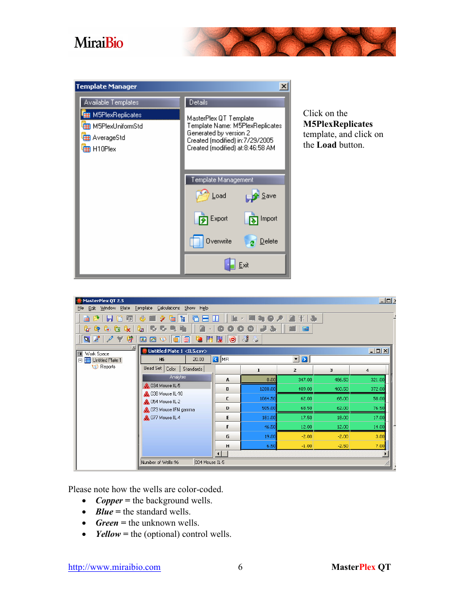 Luminex MasterPlex QT Tutorial Manual User Manual | Page 6 / 51