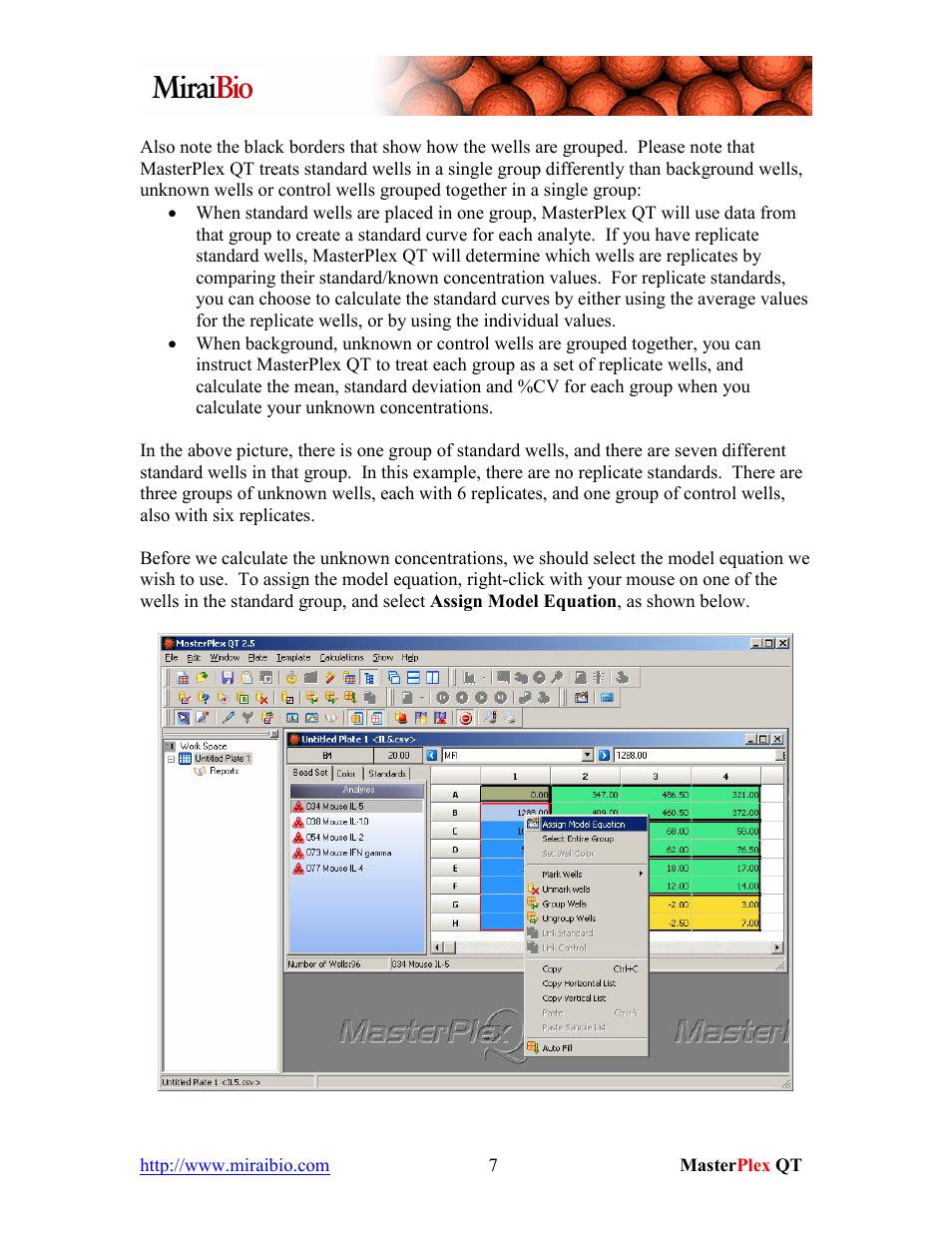 Luminex MasterPlex QT Tutorial Manual User Manual | Page 7 / 51