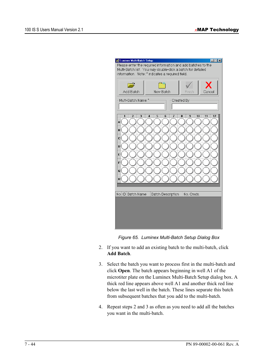 Luminex 100 IS User Manual, Version 2.1 User Manual | Page 104 / 184