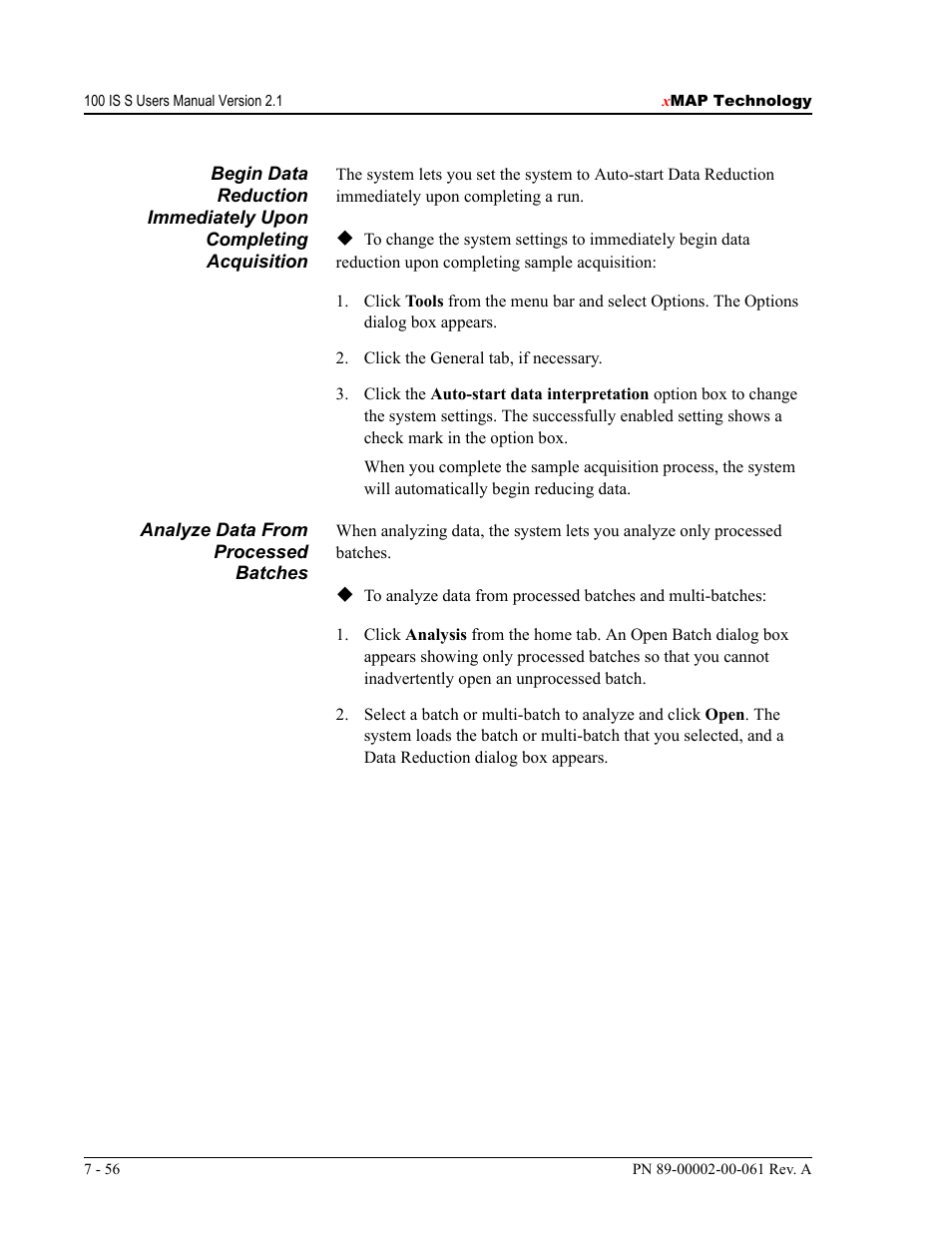 Luminex 100 IS User Manual, Version 2.1 User Manual | Page 116 / 184