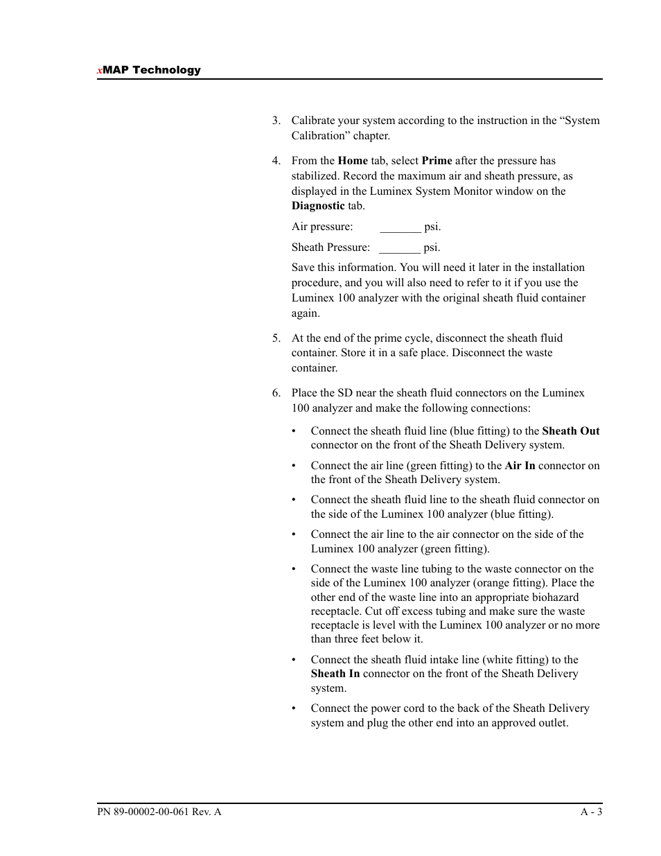 Luminex 100 IS User Manual, Version 2.1 User Manual | Page 169 / 184