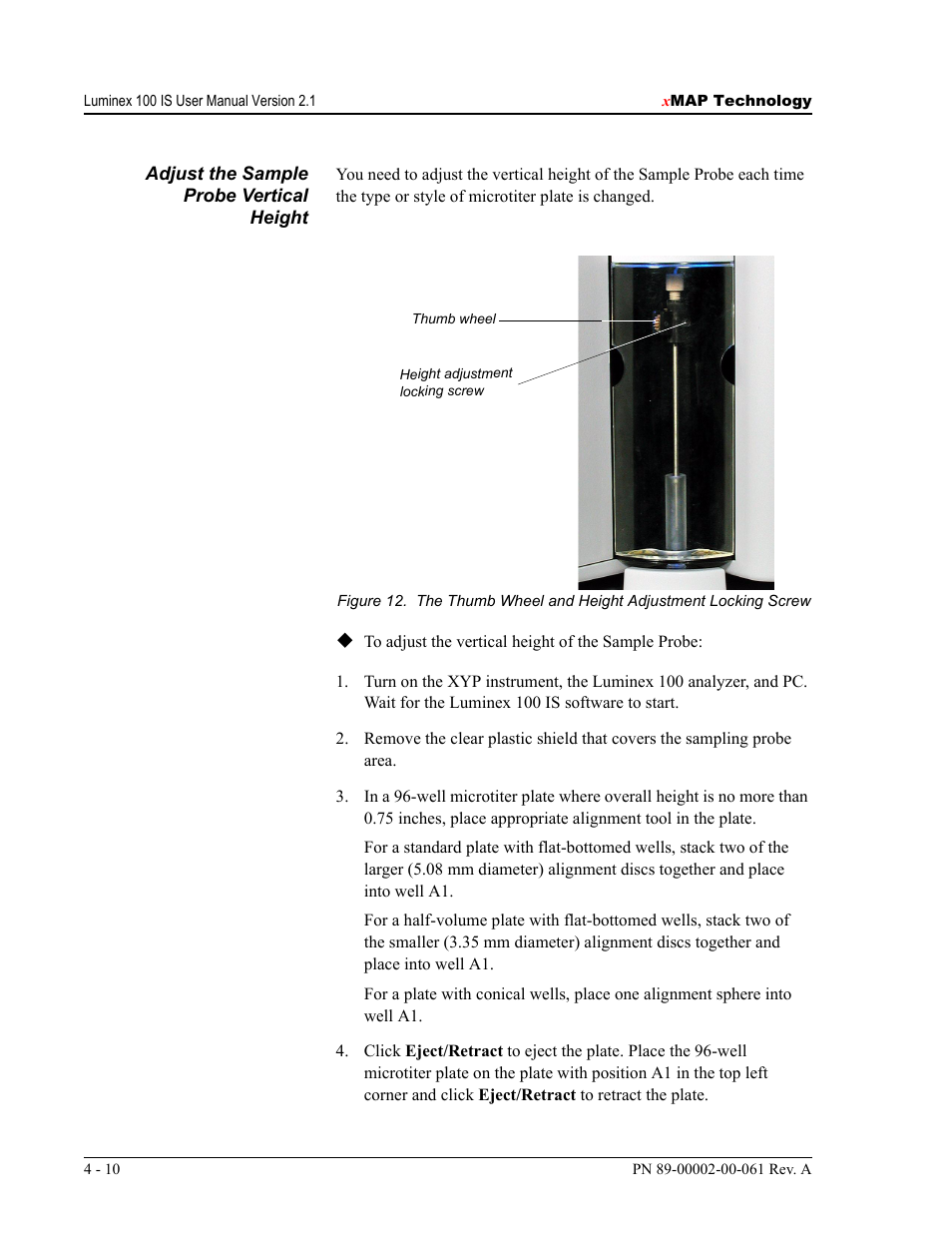 Luminex 100 IS User Manual, Version 2.1 User Manual | Page 36 / 184