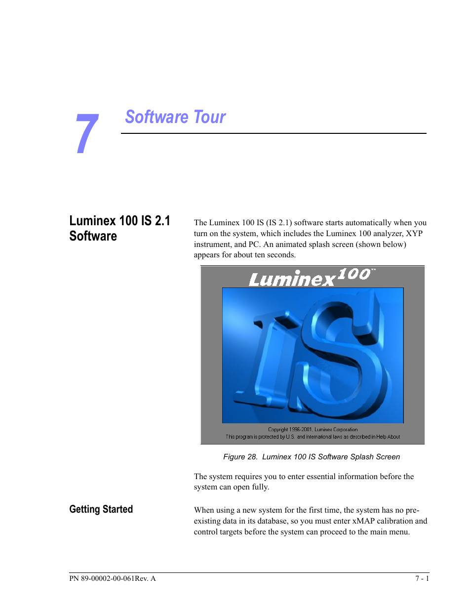 Software tour | Luminex 100 IS User Manual, Version 2.1 User Manual | Page 61 / 184