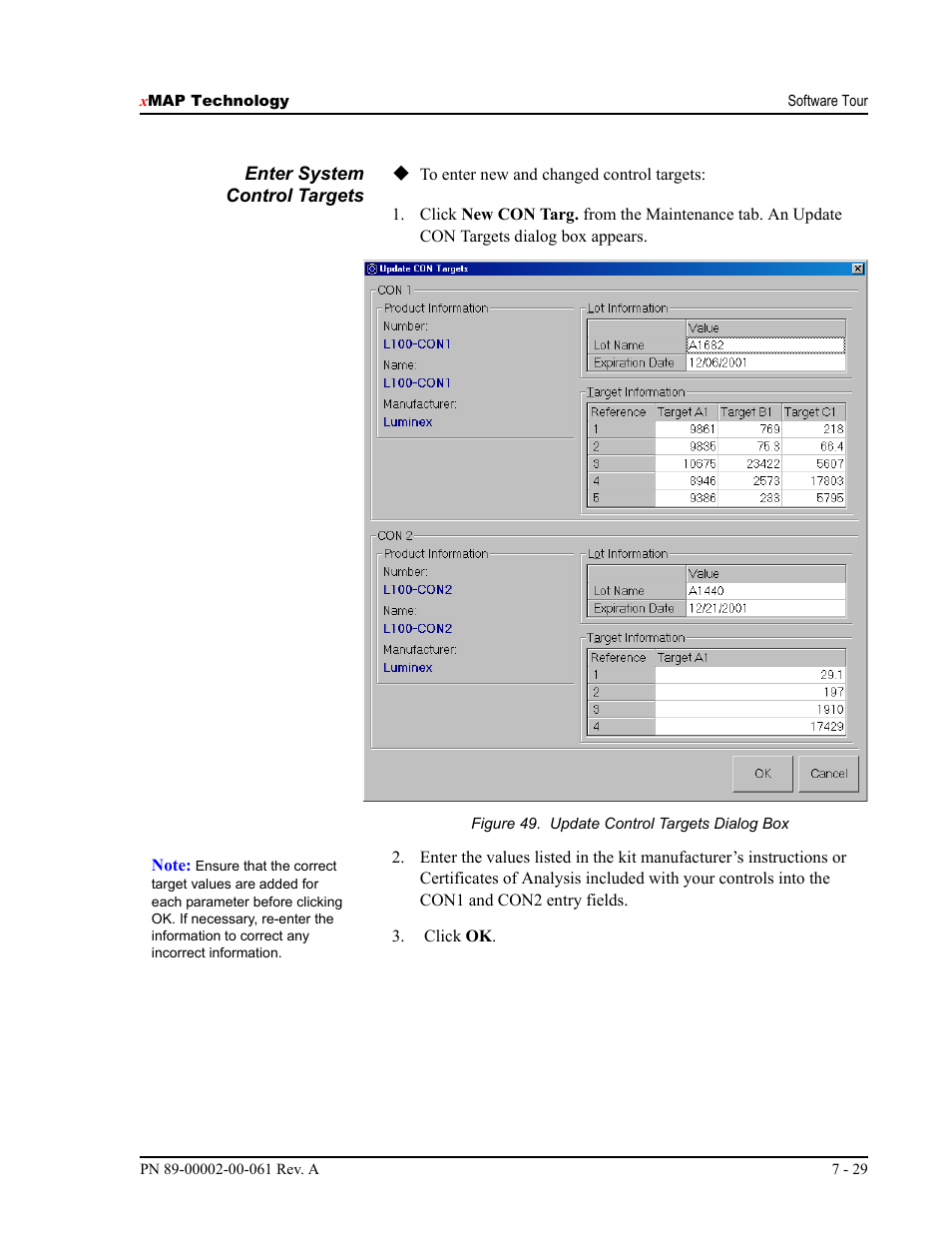 Luminex 100 IS User Manual, Version 2.1 User Manual | Page 89 / 184