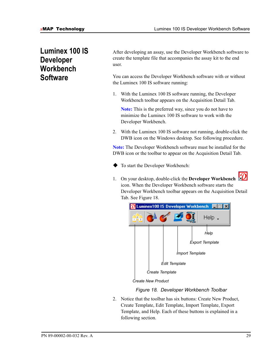 Luminex 100 is developer workbench software | Luminex 100 IS Version 2.2 User Manual | Page 35 / 96
