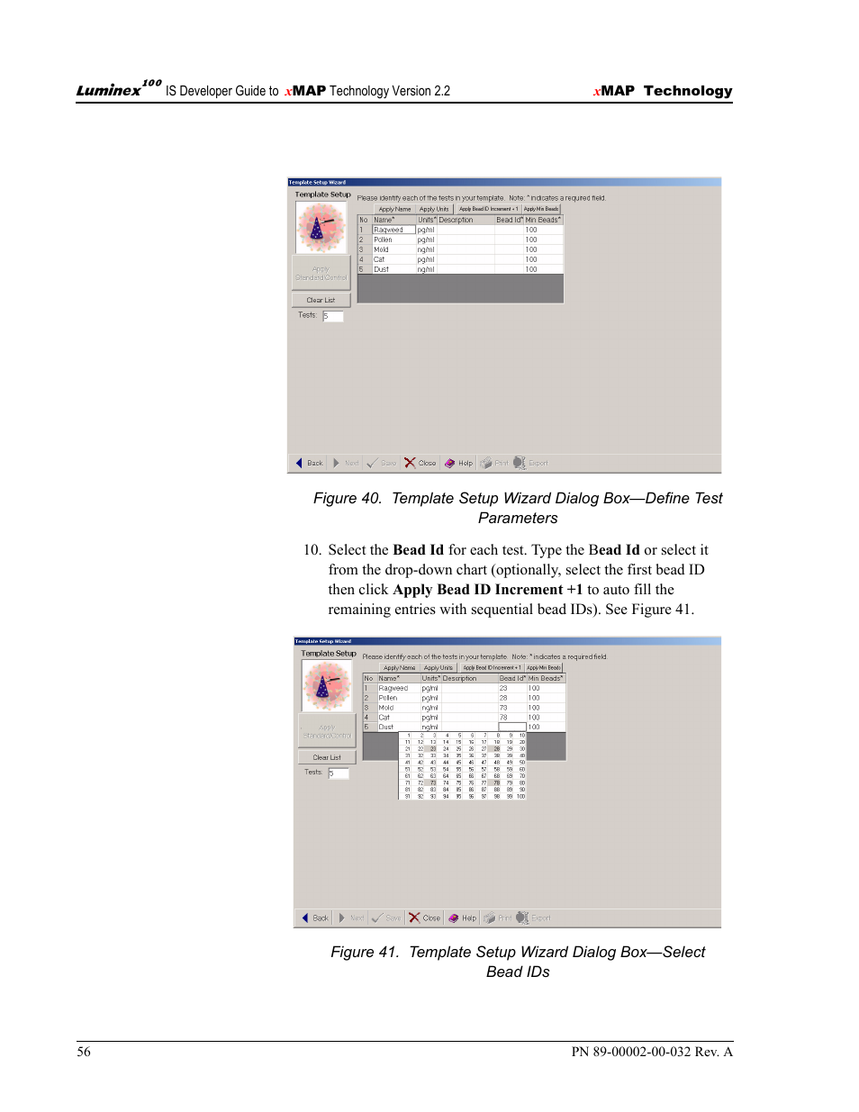 Luminex 100 IS Version 2.2 User Manual | Page 62 / 96