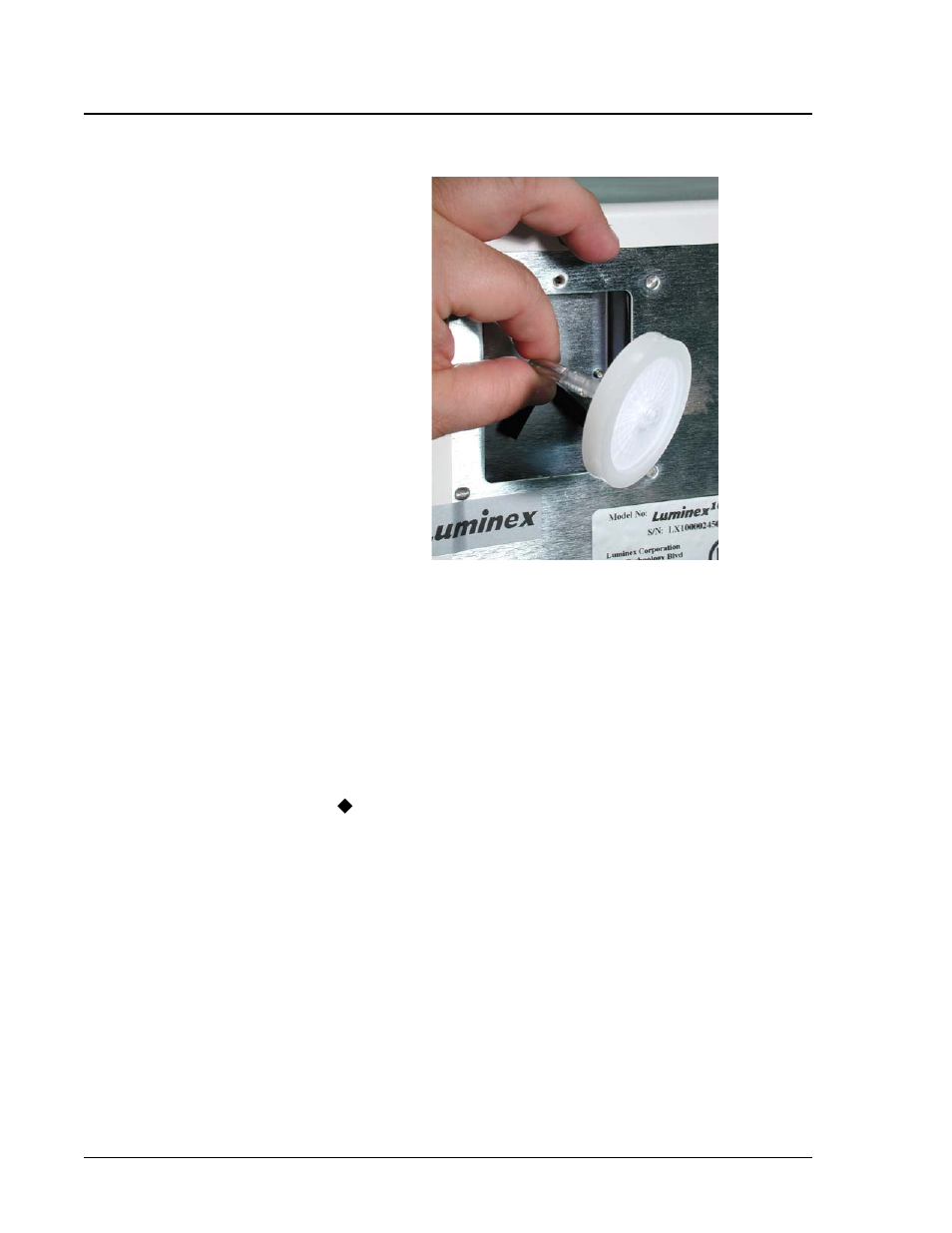 Luminex xyp instrument air intake filter, Luminex xyp instrument air intake filter -6, See figure 6-2 | Luminex 100 IS Version 2.3 User Manual | Page 146 / 230
