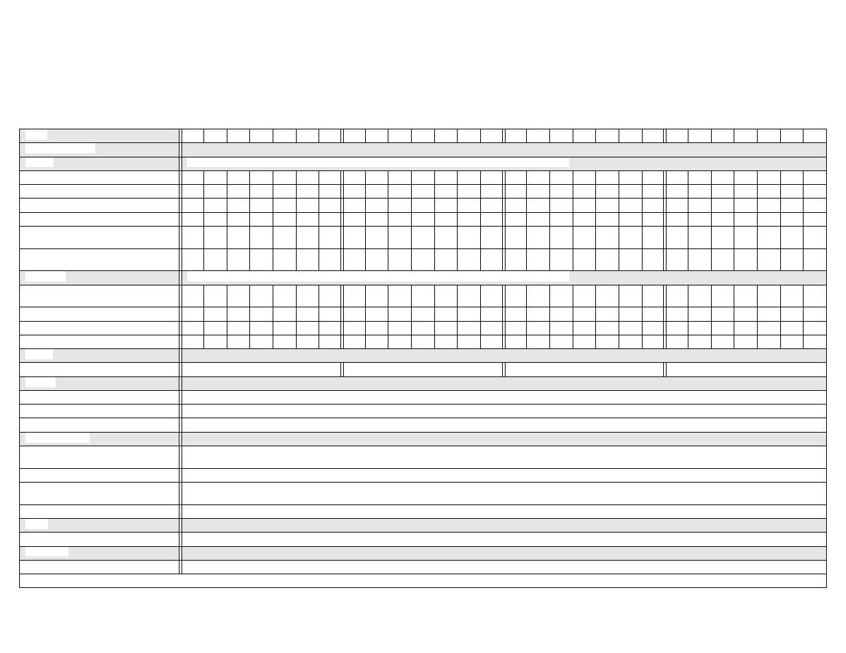 Maintenance log, Maintenance log -13, Luminex 100 is maintenance log | Month(s), Year | Luminex 100 IS Version 2.3 User Manual | Page 153 / 230