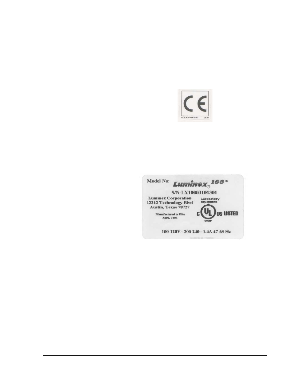 Luminex 100 IS Version 2.3 User Manual | Page 19 / 230