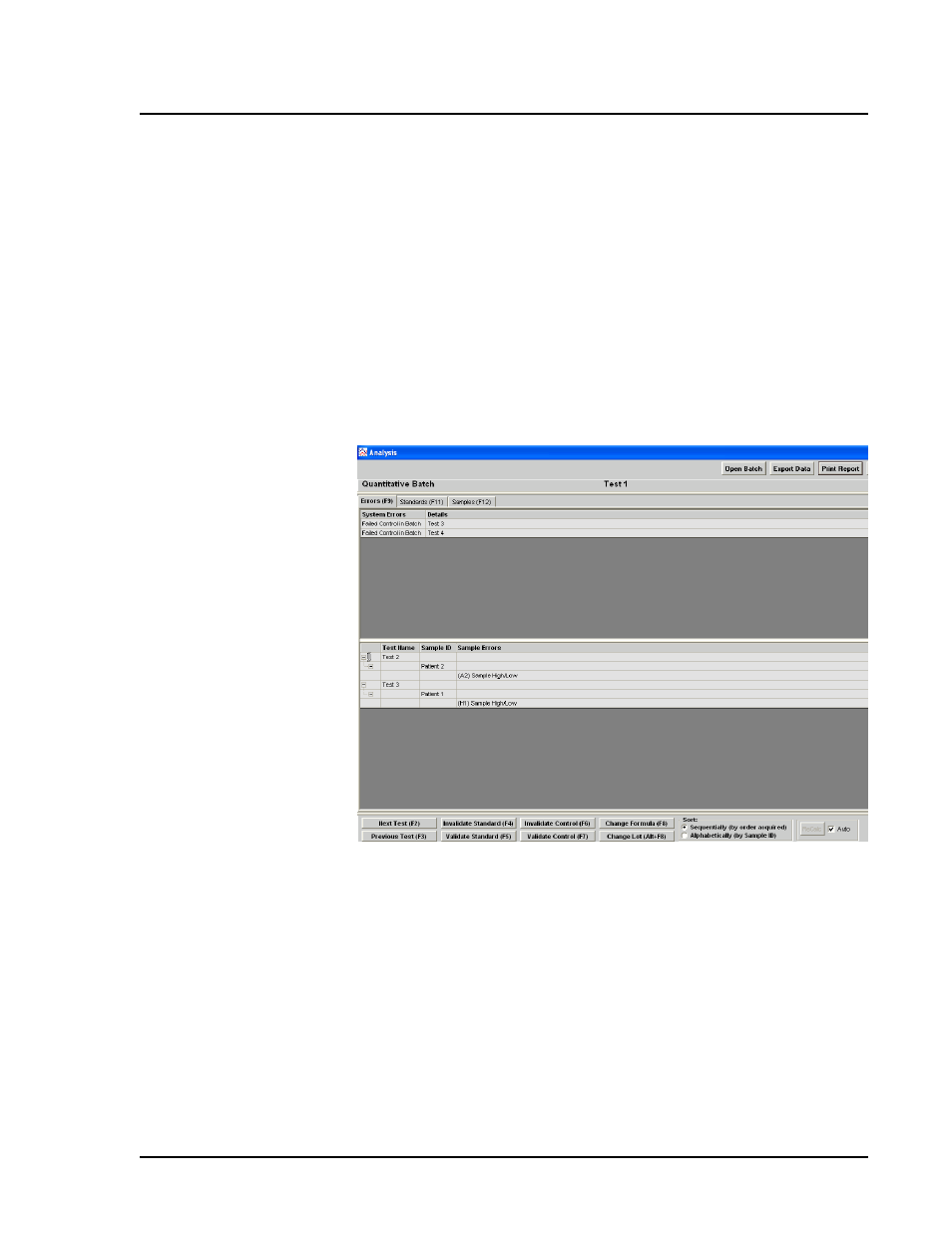 Errors tab -23 | Luminex 100 IS Version 2.3 User Manual | Page 65 / 230