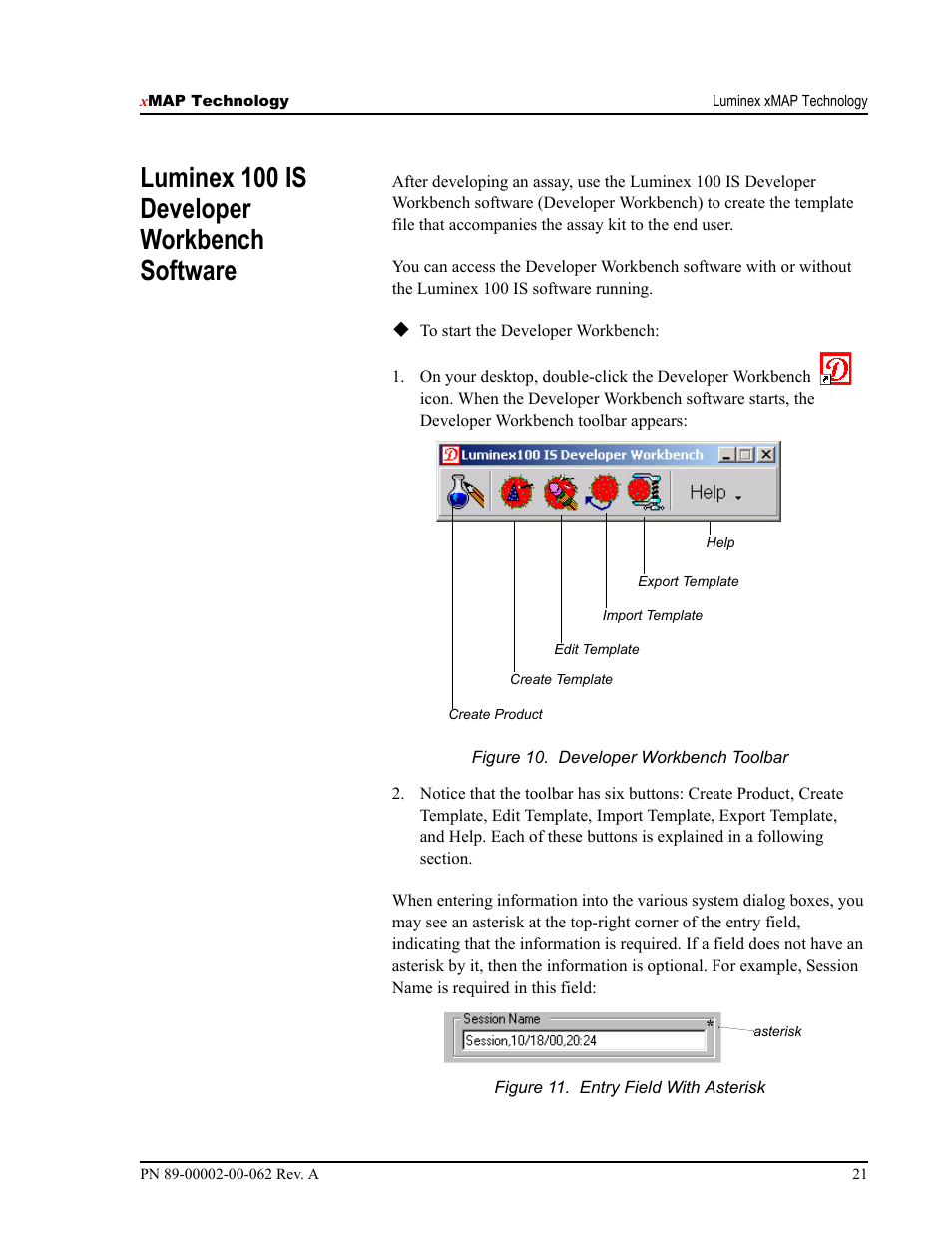 Luminex 100 is developer workbench software | Luminex 100 IS Version 2.1 User Manual | Page 27 / 84