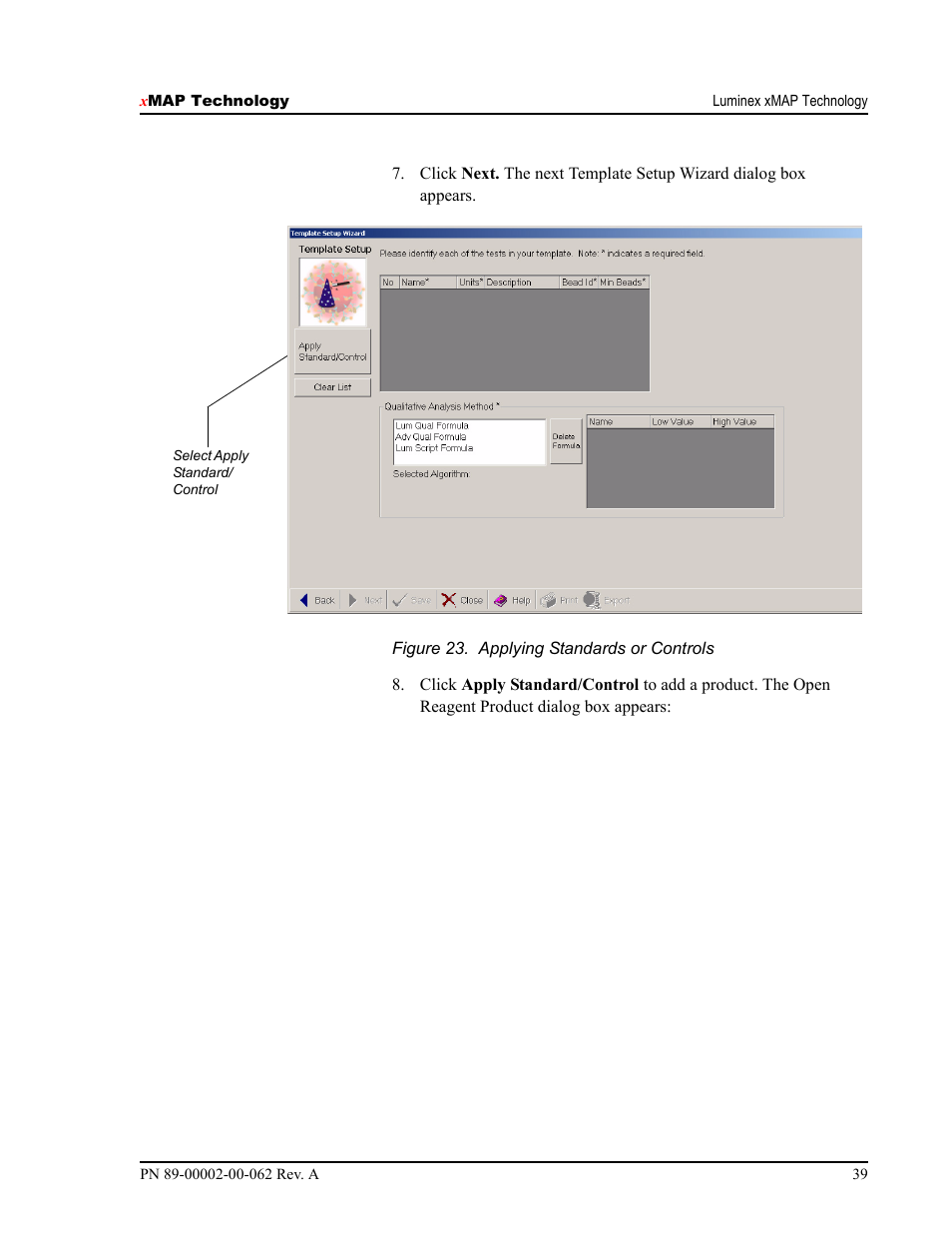 Luminex 100 IS Version 2.1 User Manual | Page 45 / 84