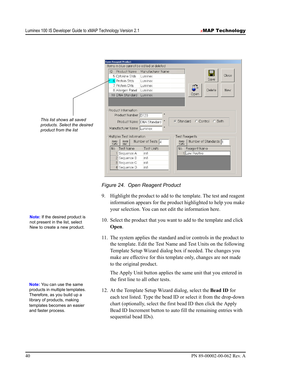 Luminex 100 IS Version 2.1 User Manual | Page 46 / 84