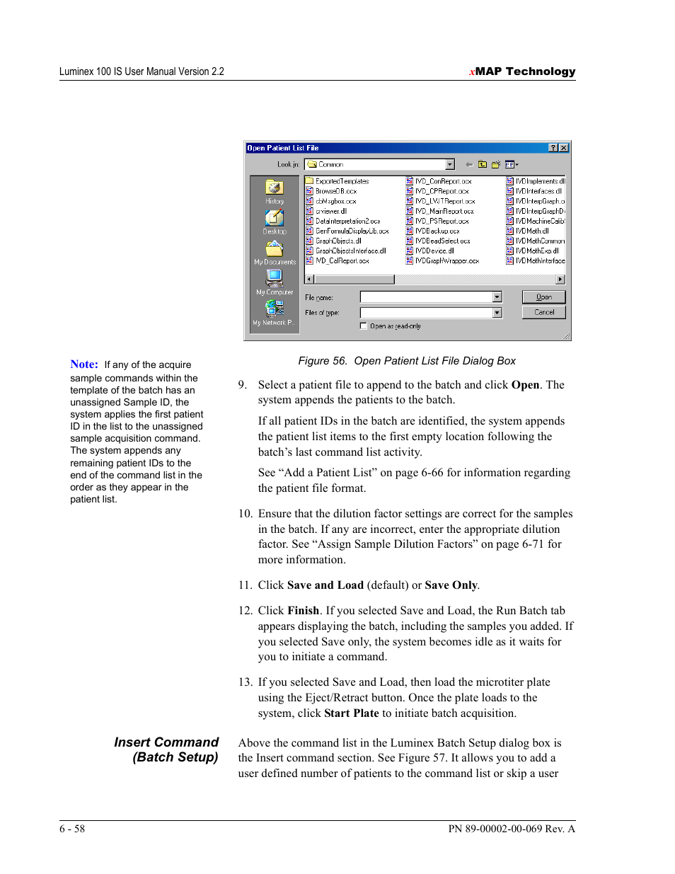 Luminex 100 IS Version 2.2 User Manual | Page 112 / 246