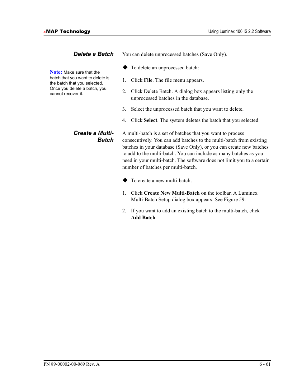 Luminex 100 IS Version 2.2 User Manual | Page 115 / 246