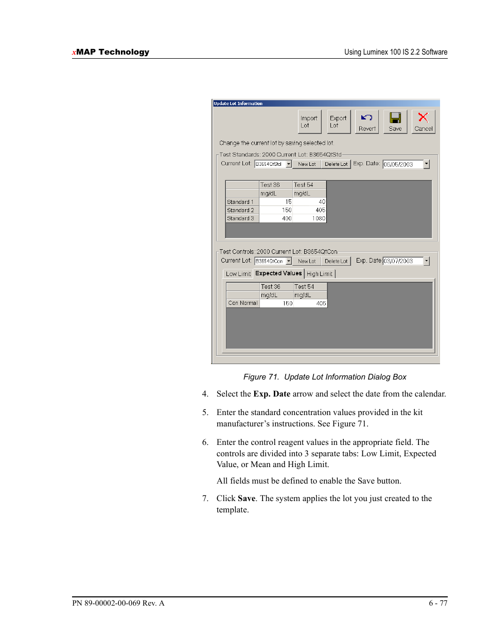 Luminex 100 IS Version 2.2 User Manual | Page 131 / 246