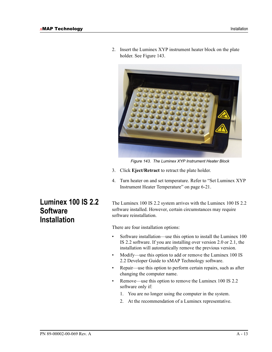 Luminex 100 IS Version 2.2 User Manual | Page 219 / 246