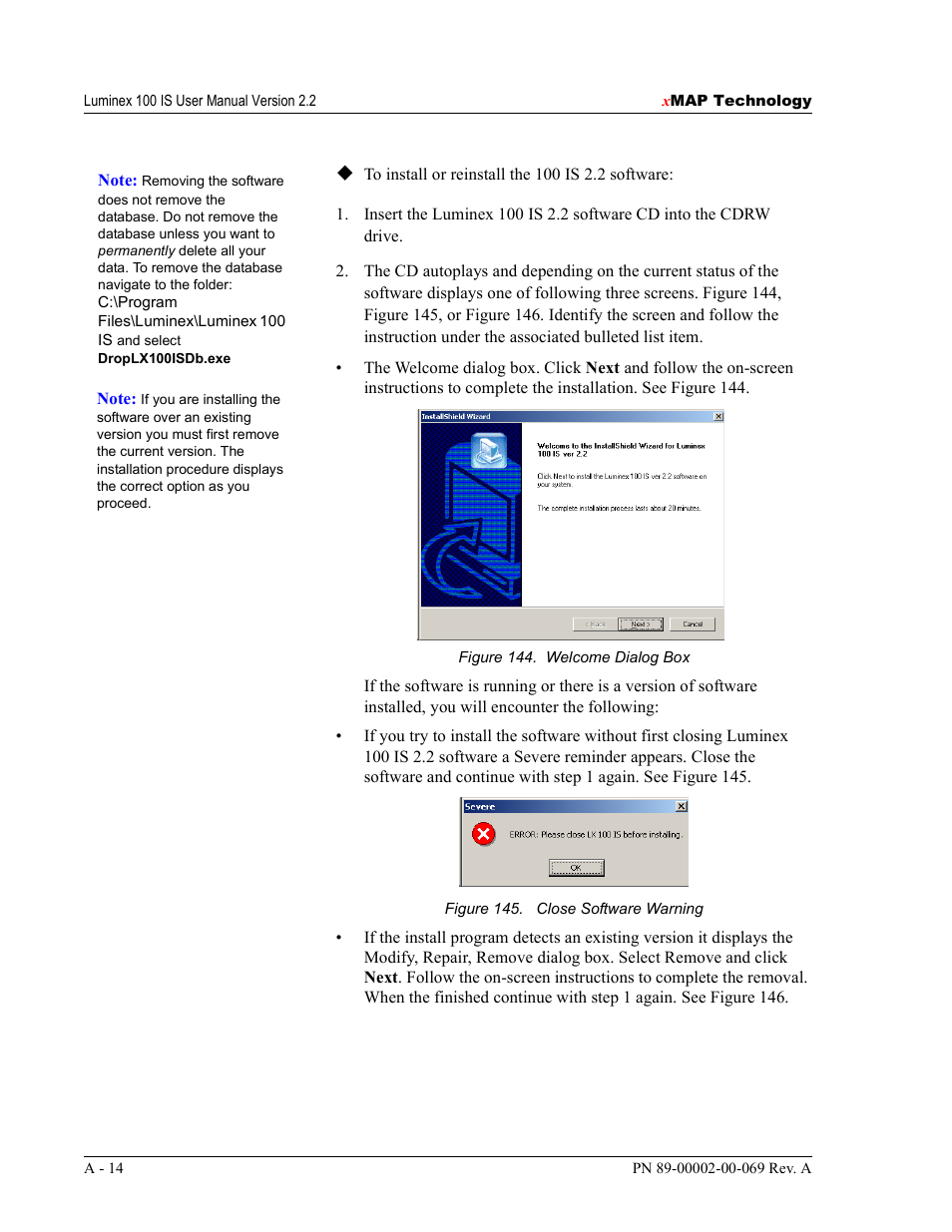 Luminex 100 IS Version 2.2 User Manual | Page 220 / 246