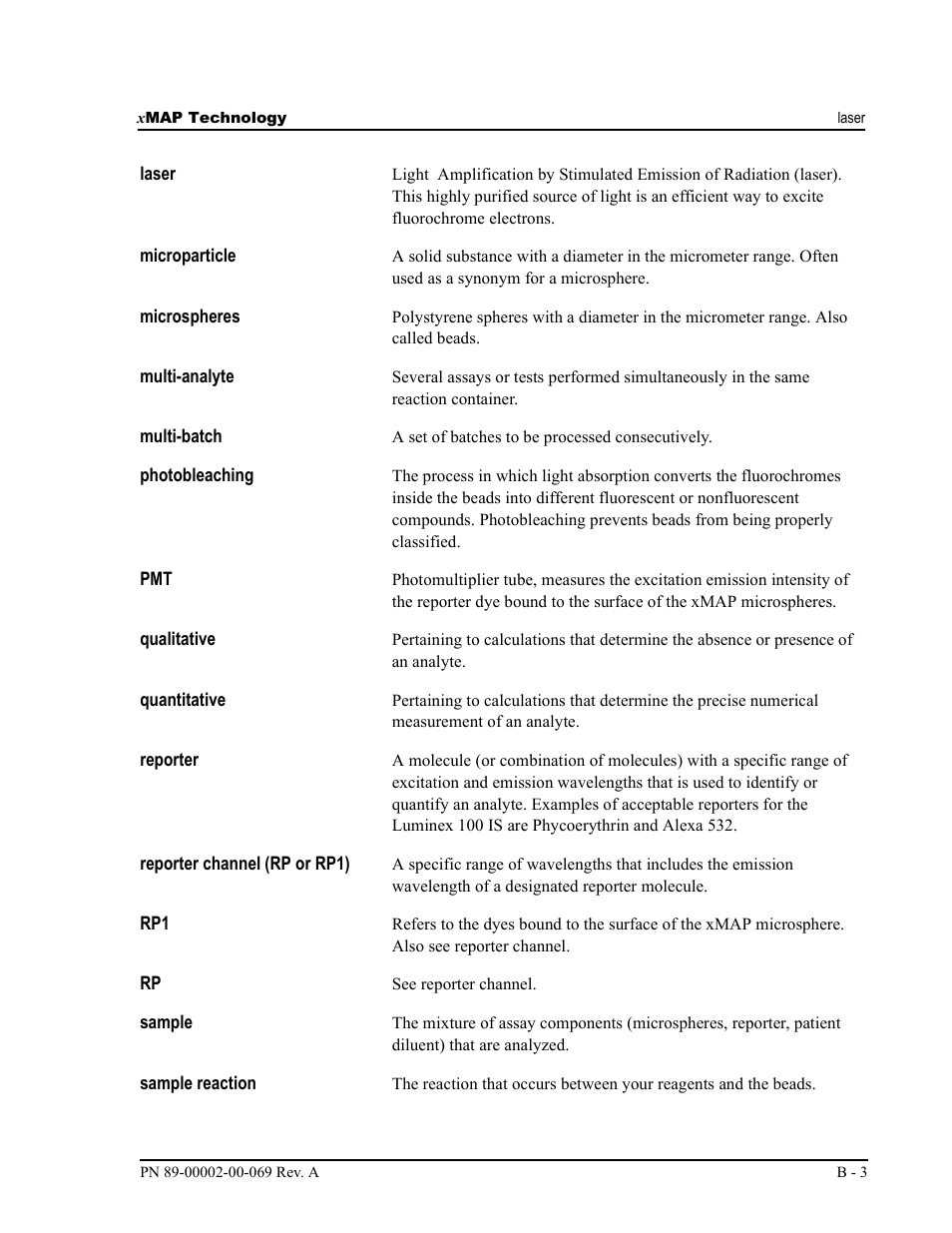 Luminex 100 IS Version 2.2 User Manual | Page 225 / 246