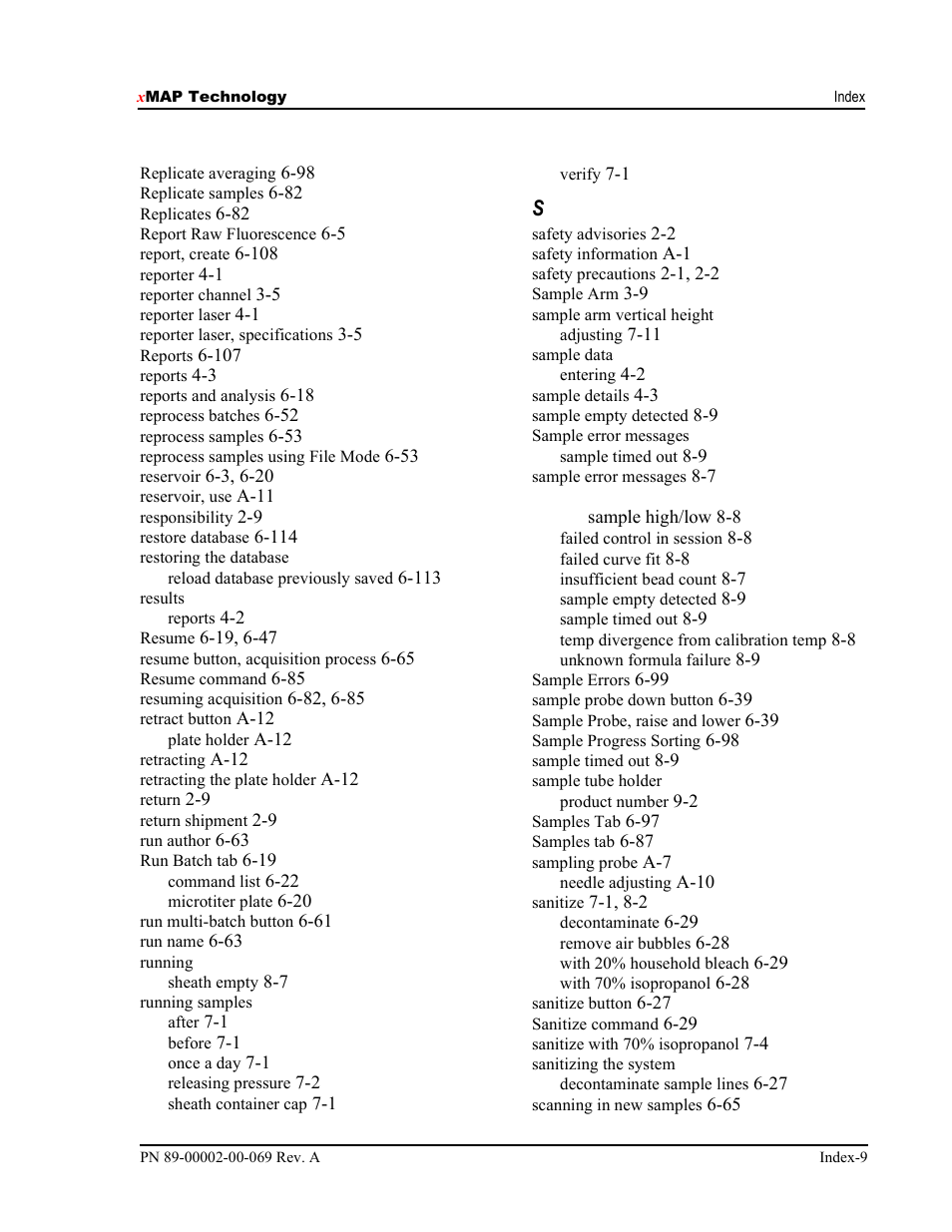 Luminex 100 IS Version 2.2 User Manual | Page 243 / 246