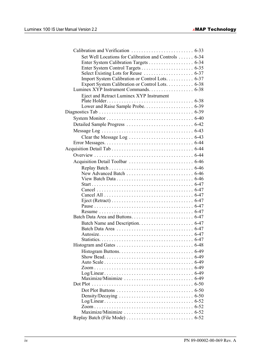 Luminex 100 IS Version 2.2 User Manual | Page 8 / 246