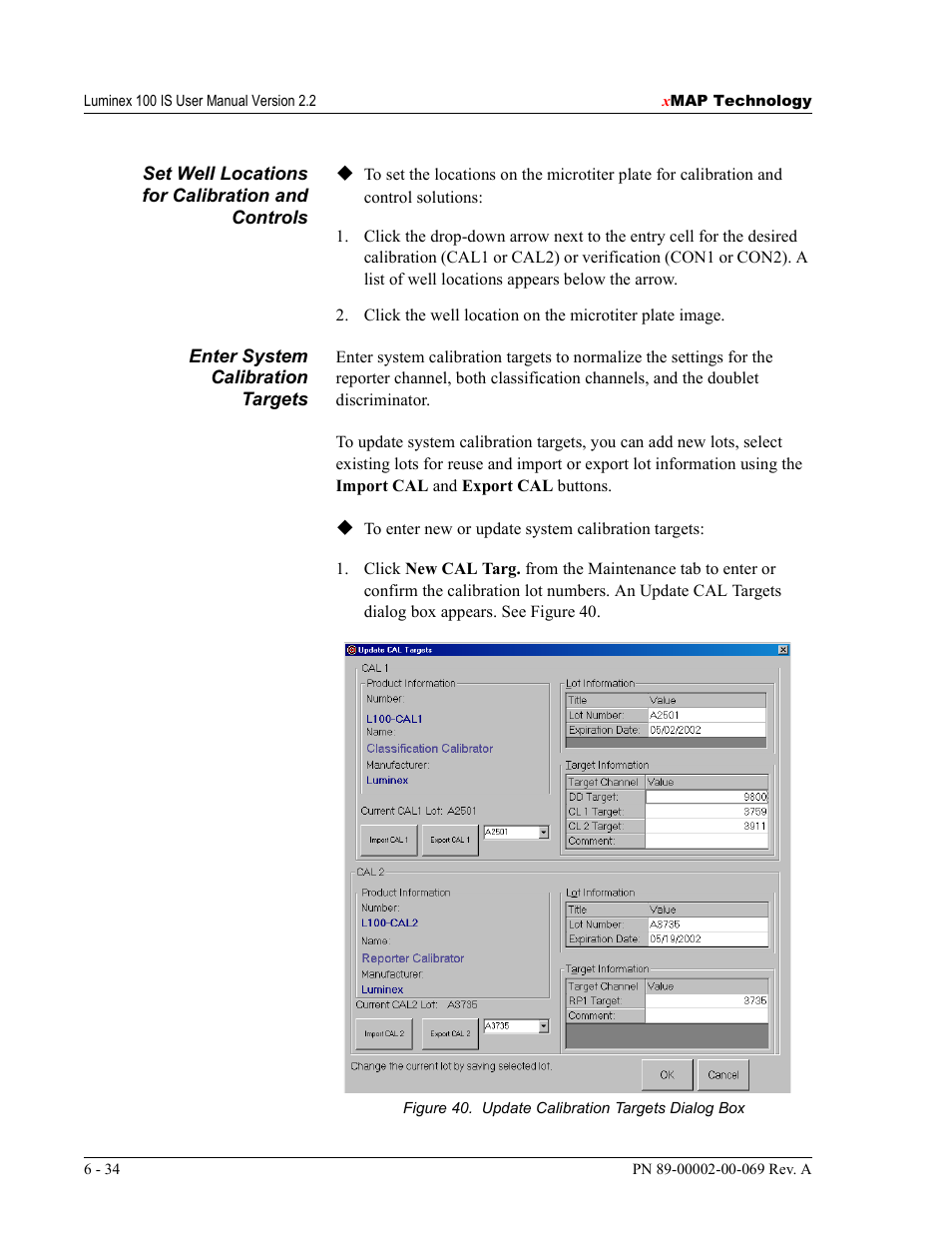 Luminex 100 IS Version 2.2 User Manual | Page 88 / 246