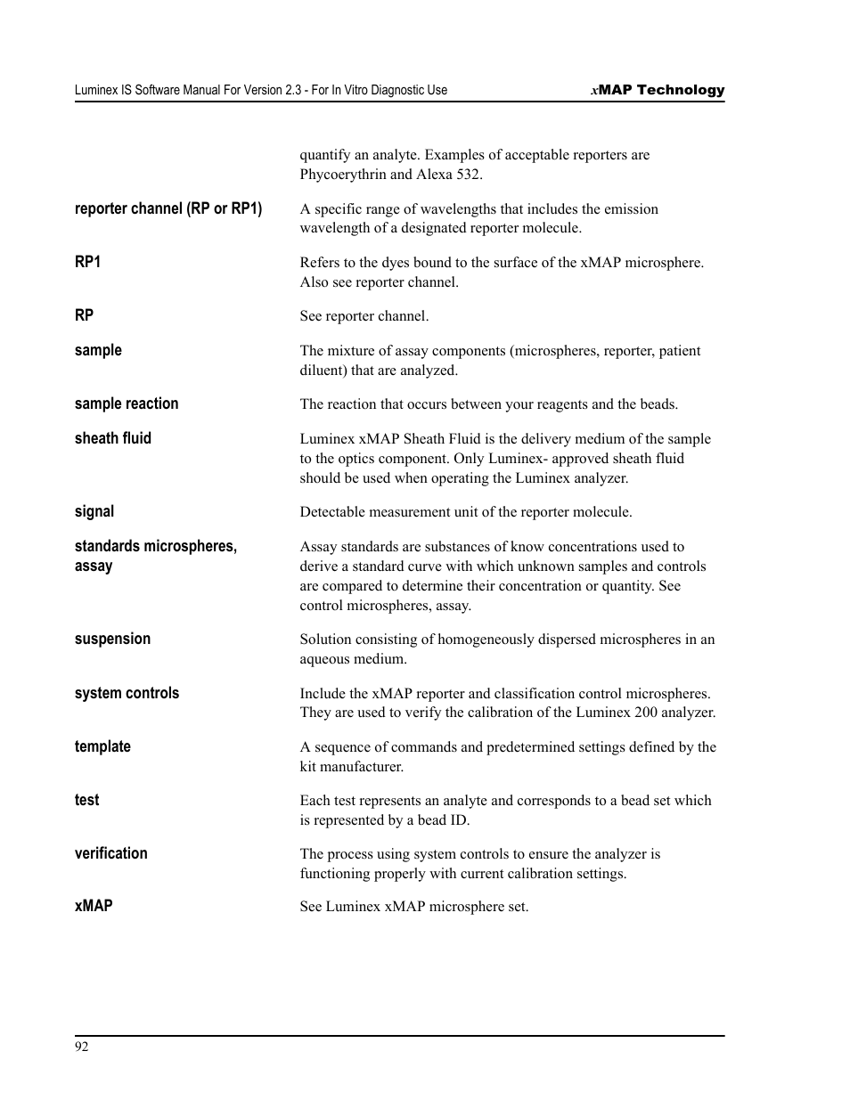 Luminex IS Version 2.3 (IVD) User Manual | Page 102 / 116