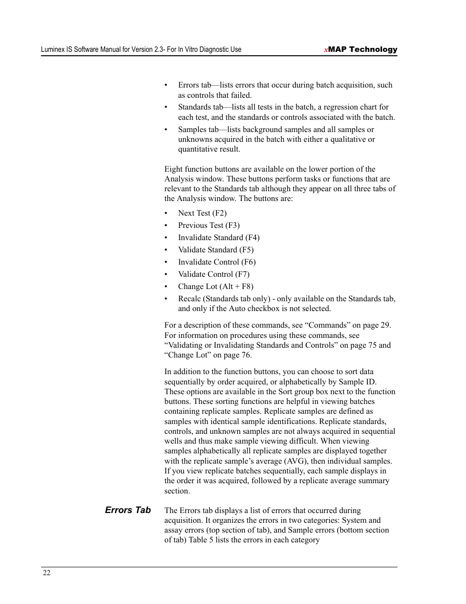 Luminex IS Version 2.3 (IVD) User Manual | Page 32 / 116