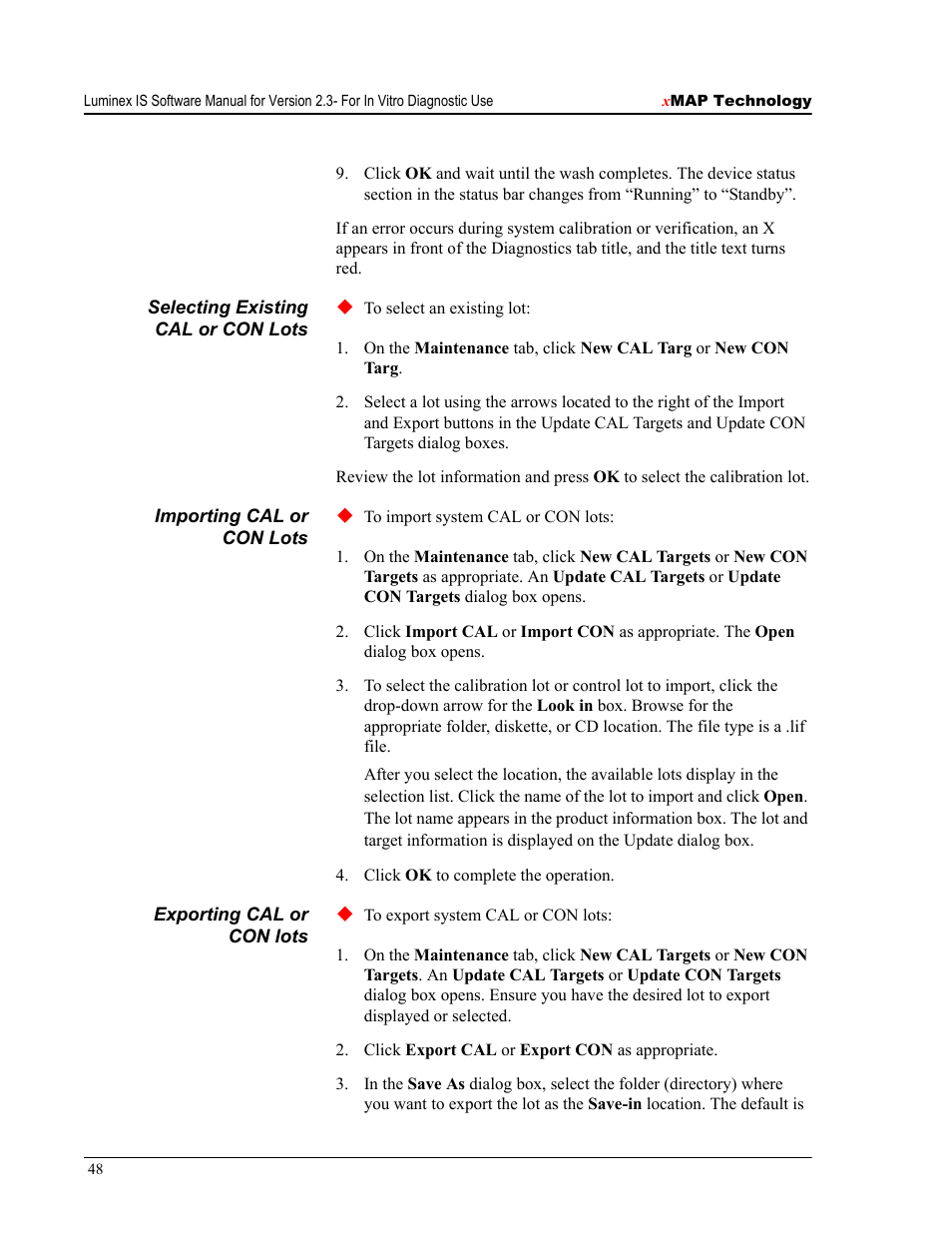 Luminex IS Version 2.3 (IVD) User Manual | Page 58 / 116
