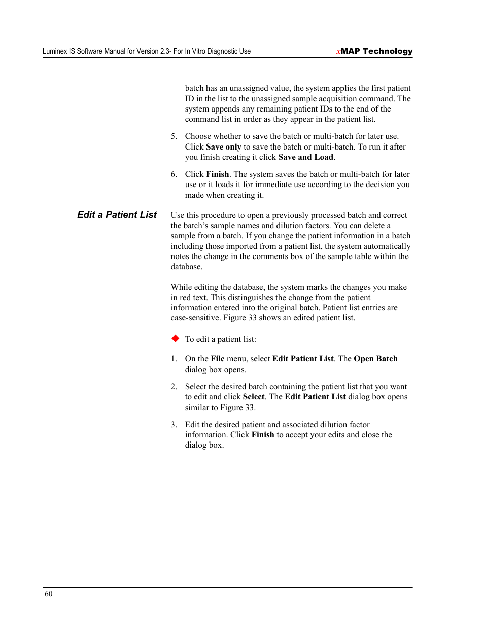 Luminex IS Version 2.3 (IVD) User Manual | Page 70 / 116