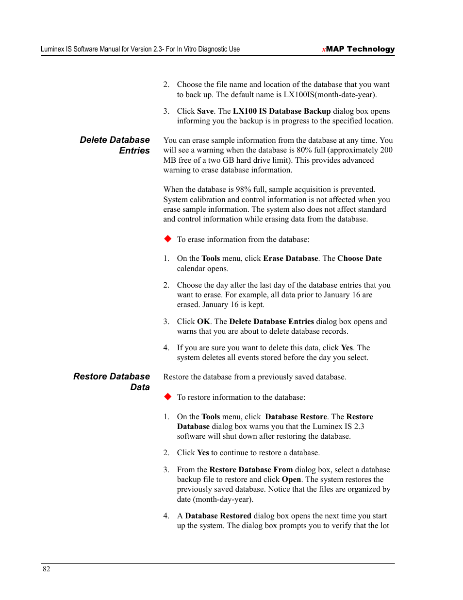 Luminex IS Version 2.3 (IVD) User Manual | Page 92 / 116