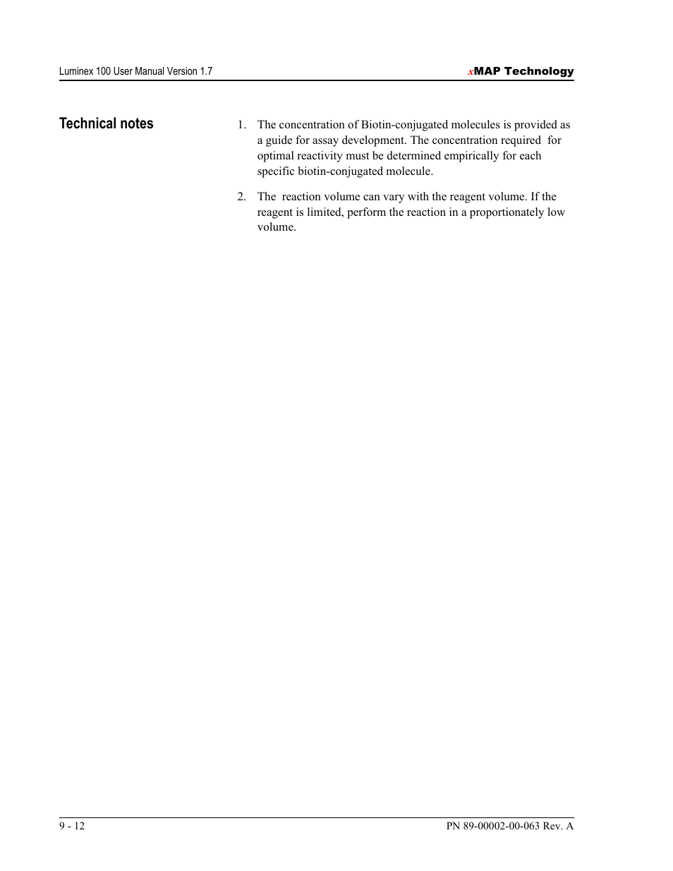 Luminex 100 User Manual Version 1.7 User Manual | Page 122 / 146