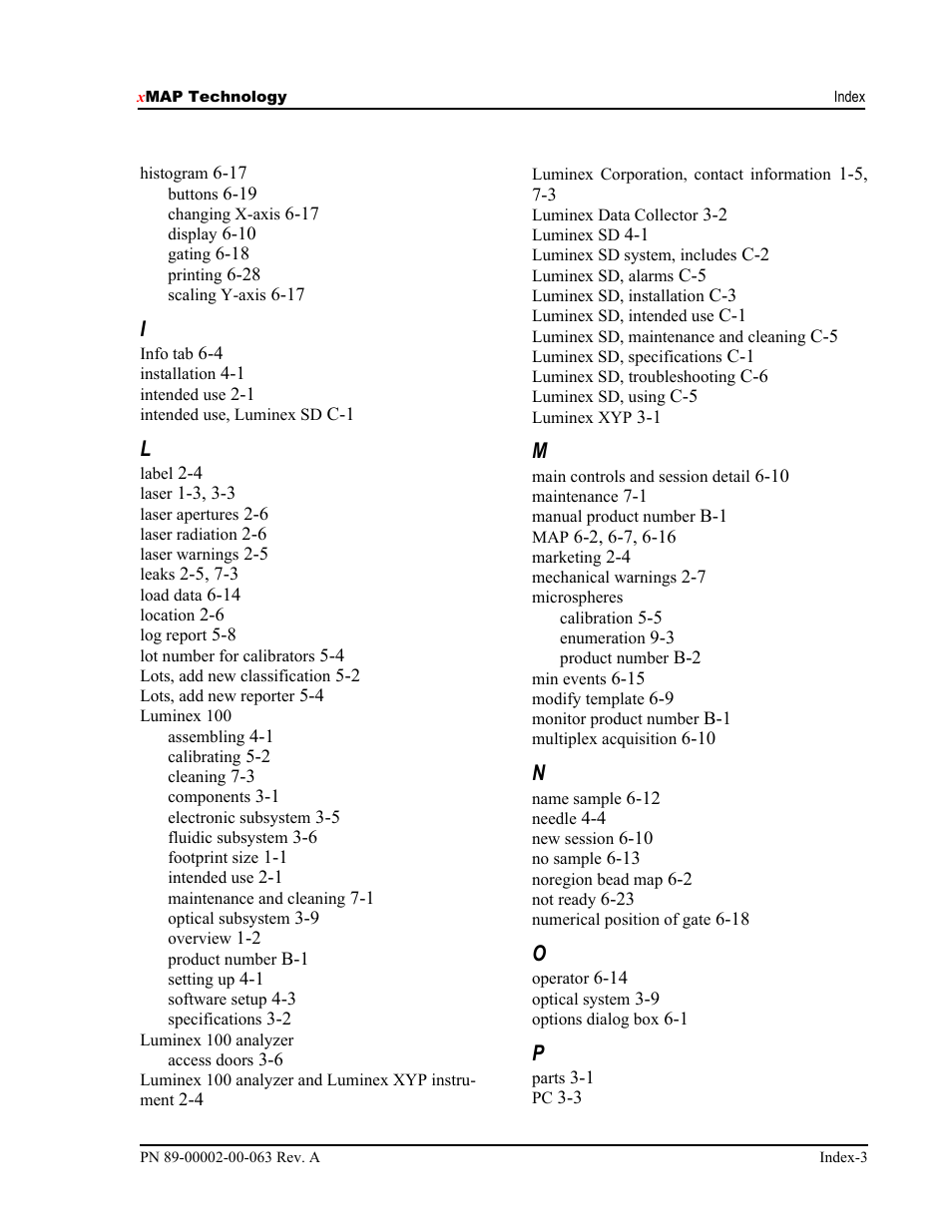 Luminex 100 User Manual Version 1.7 User Manual | Page 143 / 146