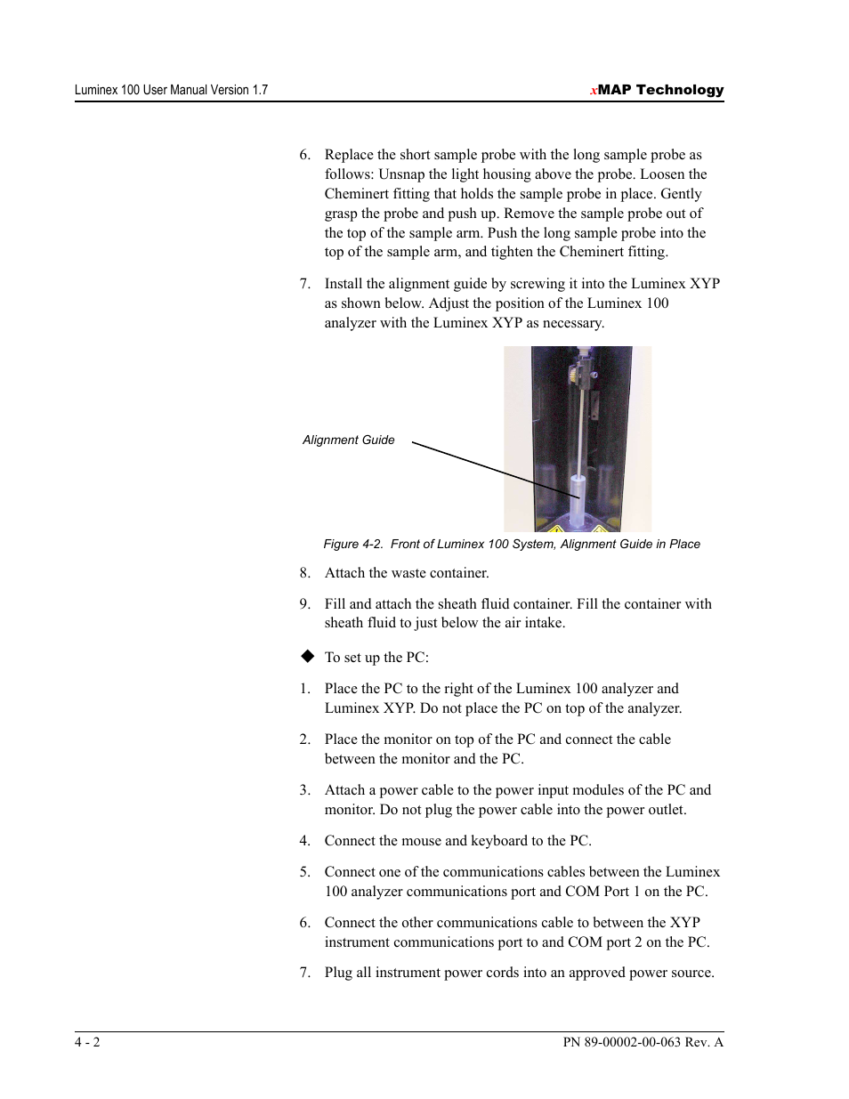 Luminex 100 User Manual Version 1.7 User Manual | Page 36 / 146