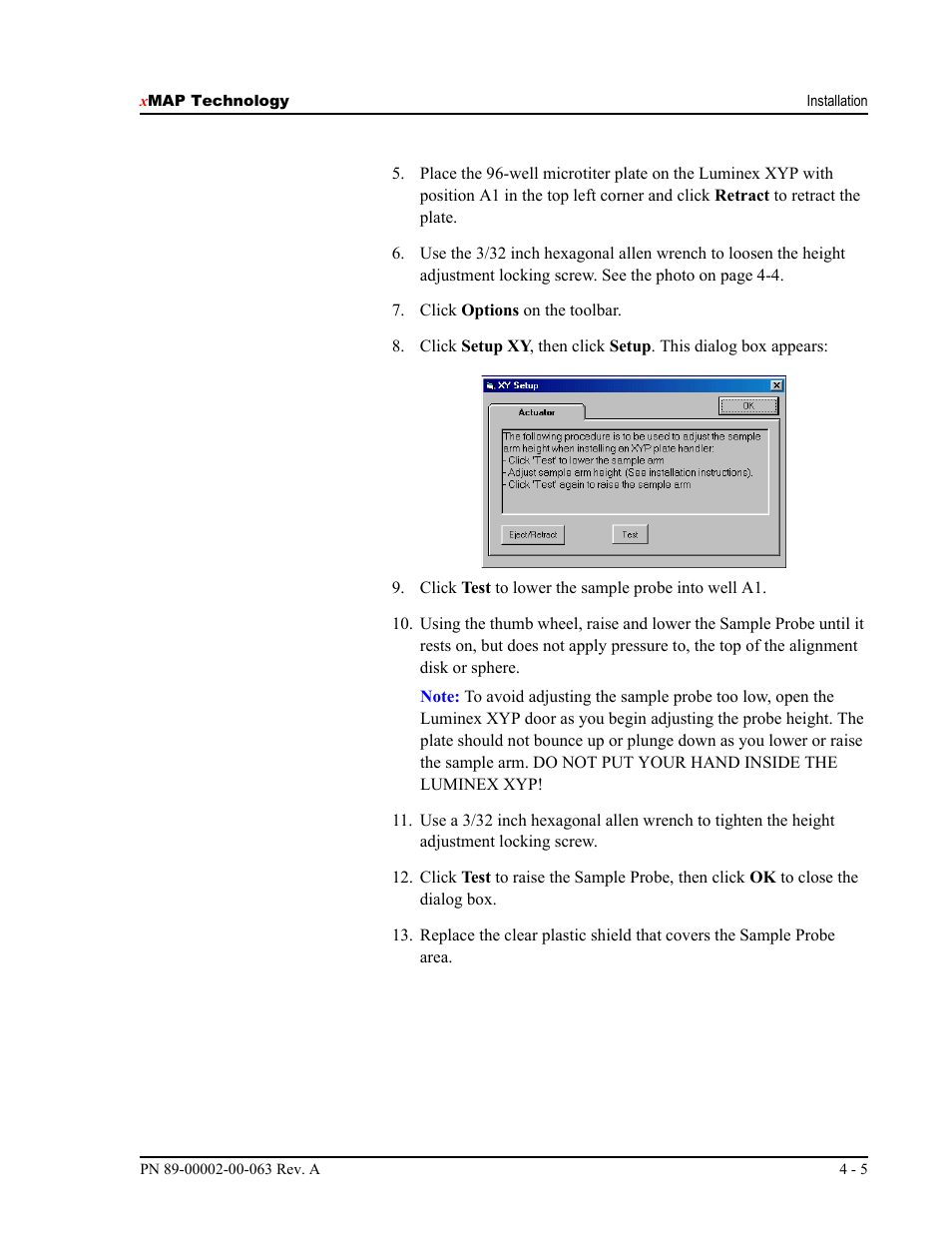 Luminex 100 User Manual Version 1.7 User Manual | Page 39 / 146